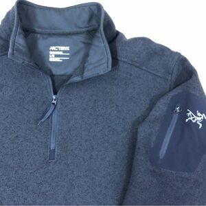 Arc'teryx “Covert” Men's Half-Zip Fleece, size L in Dark Blue